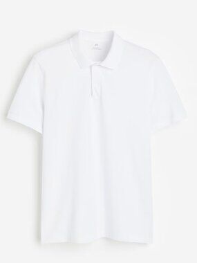 Polo Slim Fit  T-Shirt Uniform Golf Sports Tennis Prep Collard Business Casual